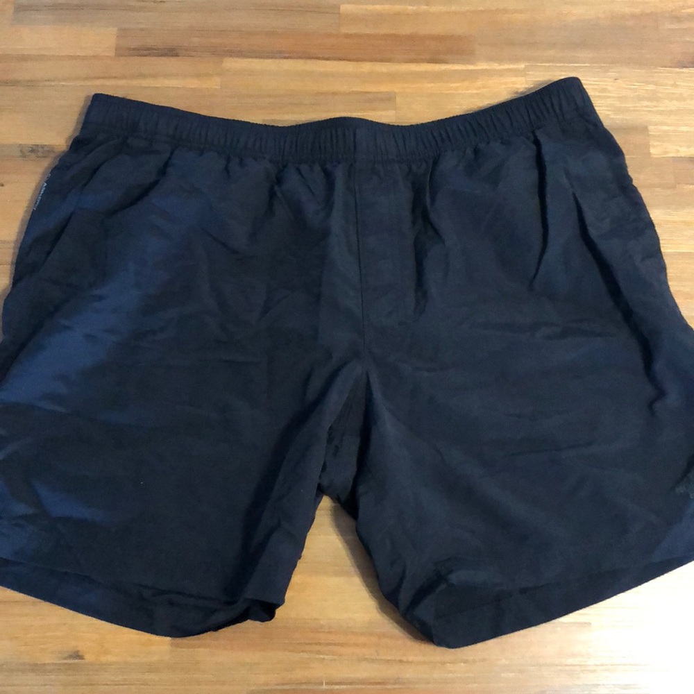North Face black running shorts